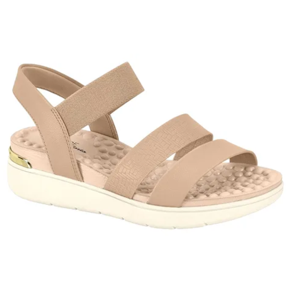 Sandalia Feminina Modare Casual Ortopedica Bege 7151119