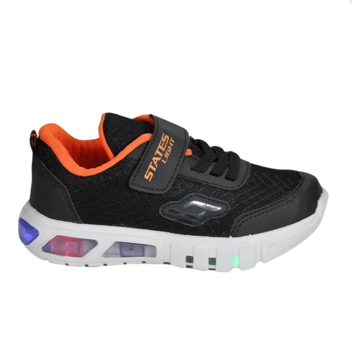 Tenis Botinho States Light Masculino Preto Laranja Preto/Laranja 2