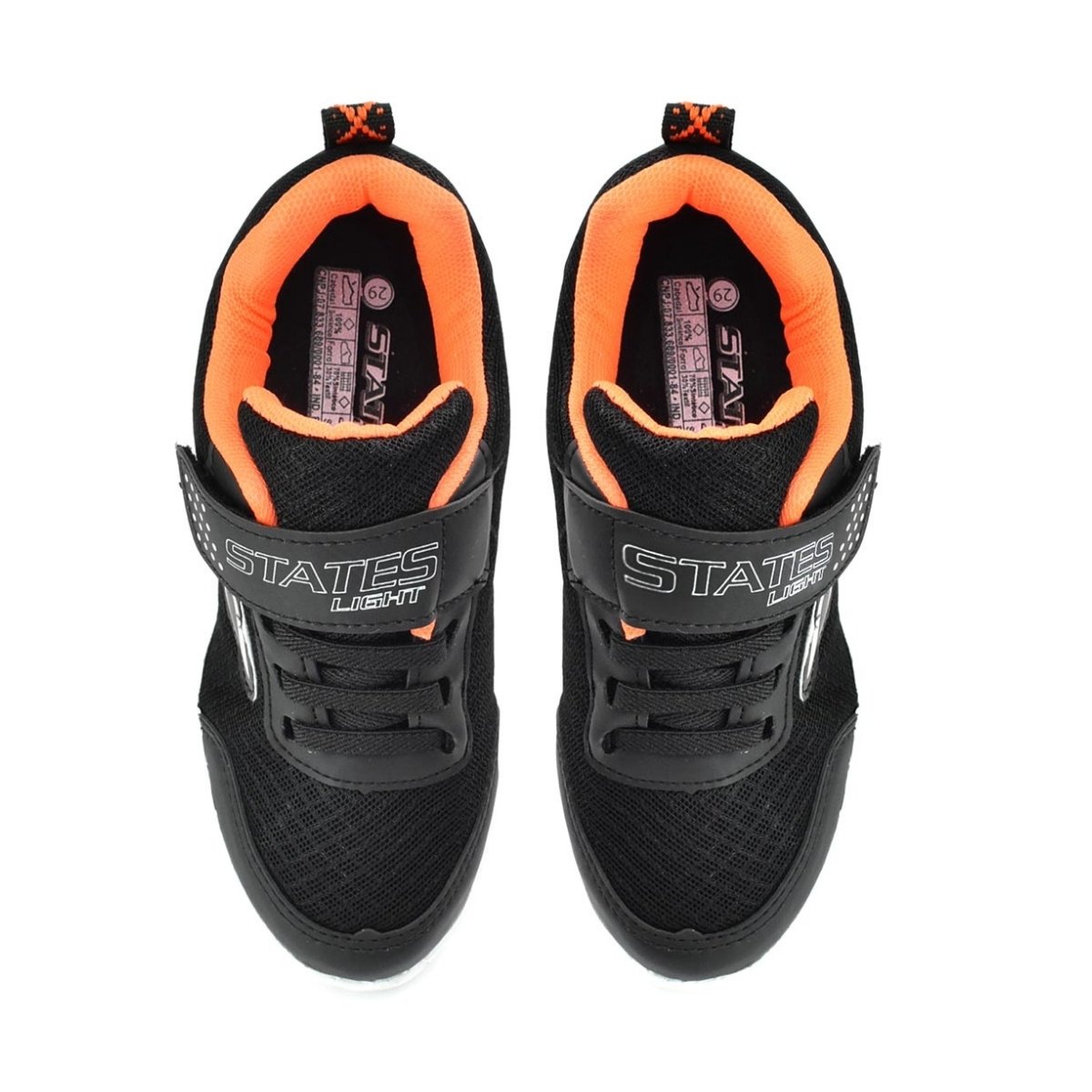 Tenis Botinho States Light Masculino Preto Laranja Preto/Laranja 4