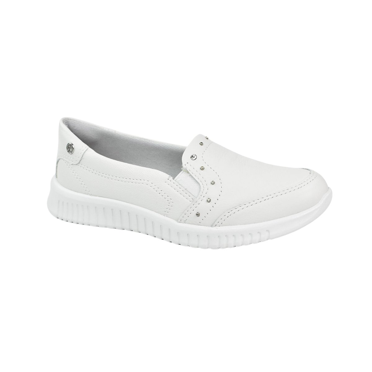 Tenis Kolosh Feminino Branco Calce Facil Elegante