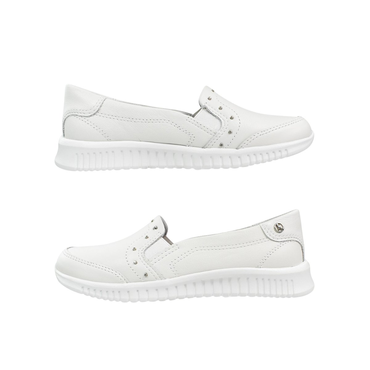 Tenis Kolosh Feminino Branco Calce Facil Elegante Branco 3