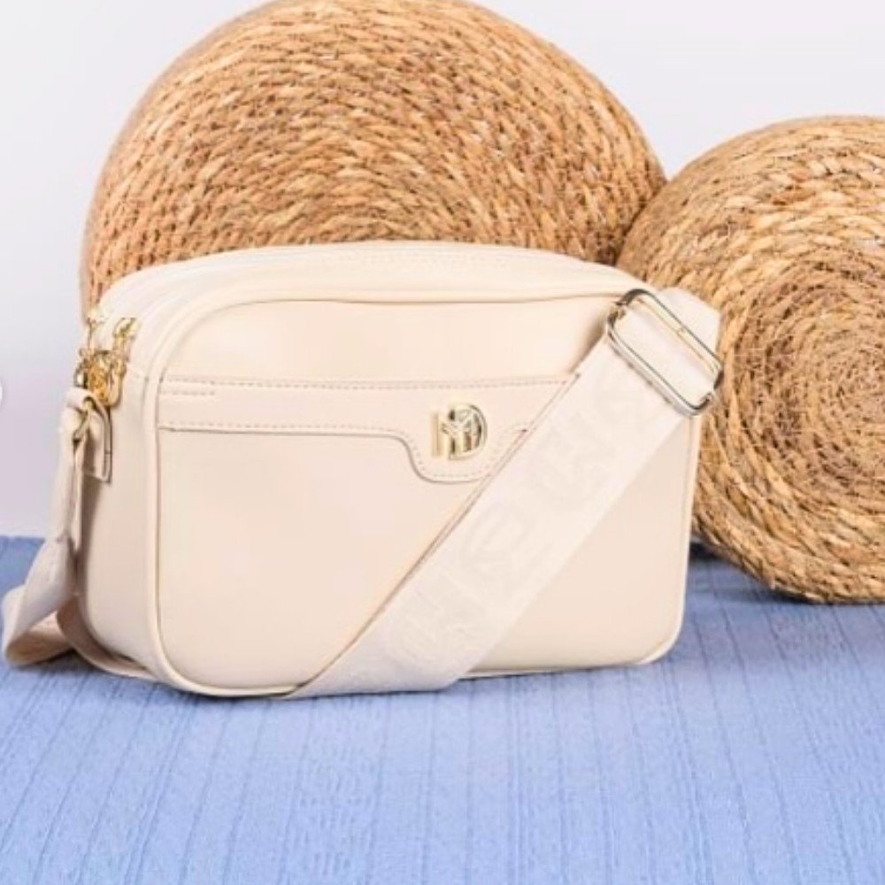 Bolsa Modare Crossbody Moderna Versatil Feminina Creme Creme 2