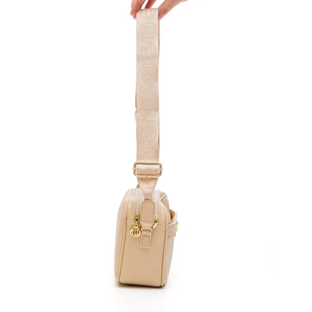 Bolsa Modare Crossbody Moderna Versatil Feminina Creme Creme 4