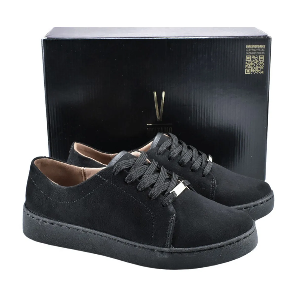 Tenis Casual Feminino Vizzano Preto 6