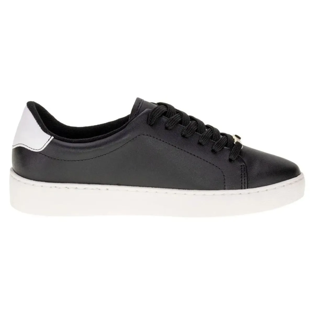 Sapato Casual Feminino Tenis Vizzano Preto Preto/Branco 4