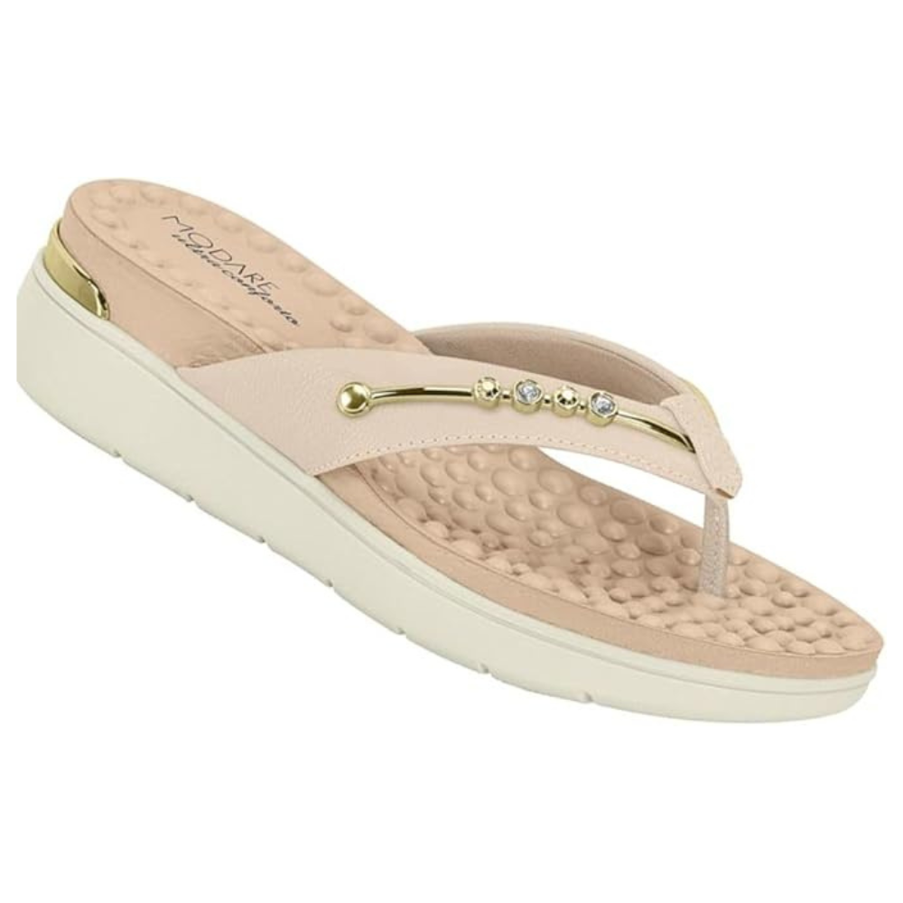 Tamanco Feminino Modare Creme Conforto Casual Leve Creme 5