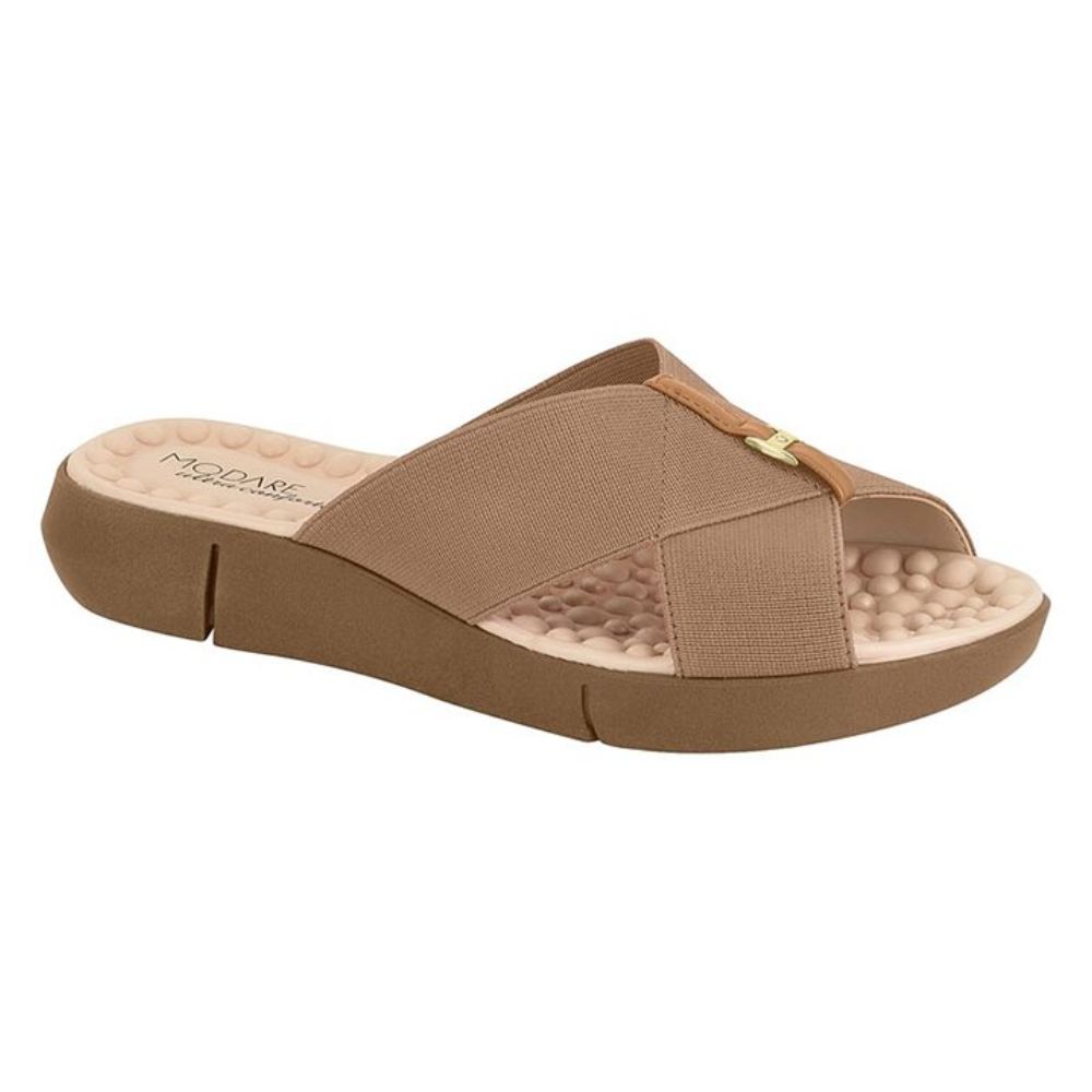 Tamanco Modare Comfort Sola Media Feminino Bege 383150 Bege 4