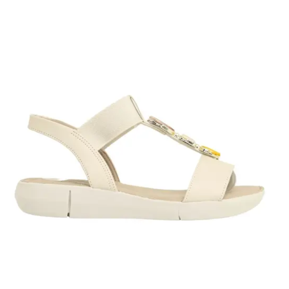 Sandalia Feminina Modare Creme Casual Ultraconfortavel Creme 2