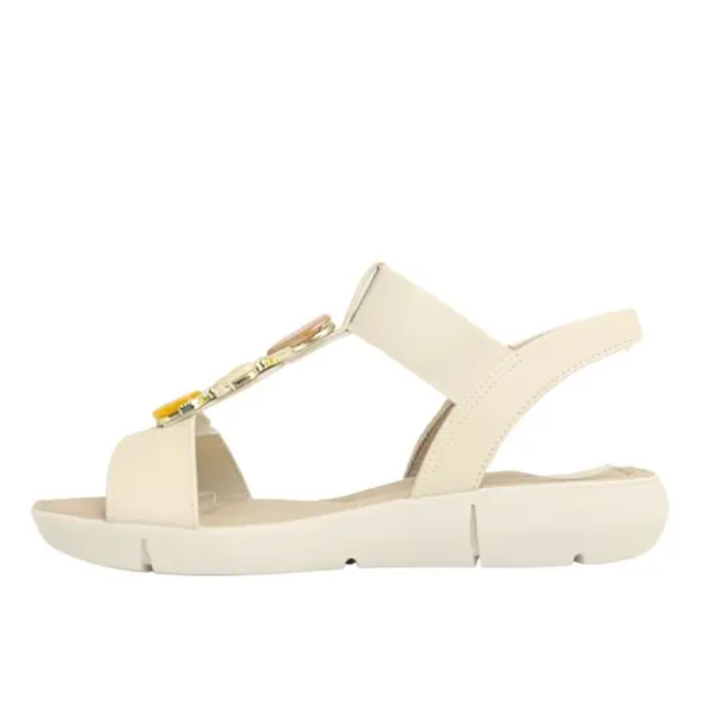 Sandalia Feminina Modare Creme Casual Ultraconfortavel Creme 3