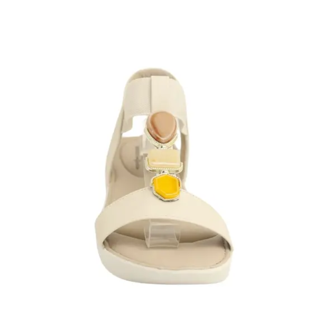 Sandalia Feminina Modare Creme Casual Ultraconfortavel Creme 4