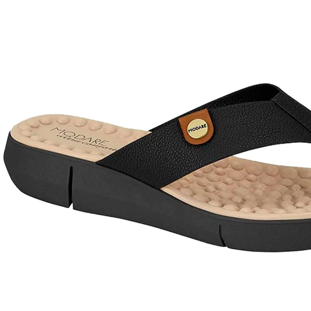 Tamanco Feminino Modare Chinelo de Dedo Preto 7142106 Preto 2