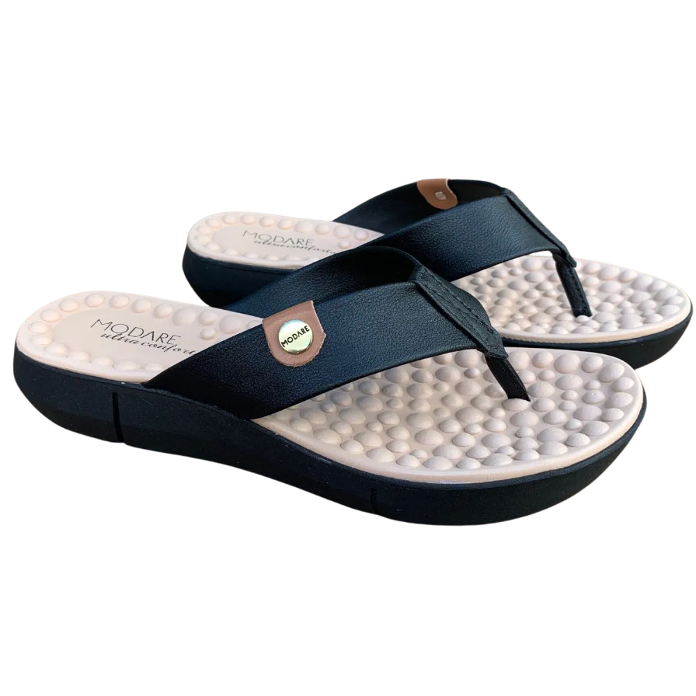 Tamanco Feminino Modare Chinelo de Dedo Preto 7142106 Preto 5