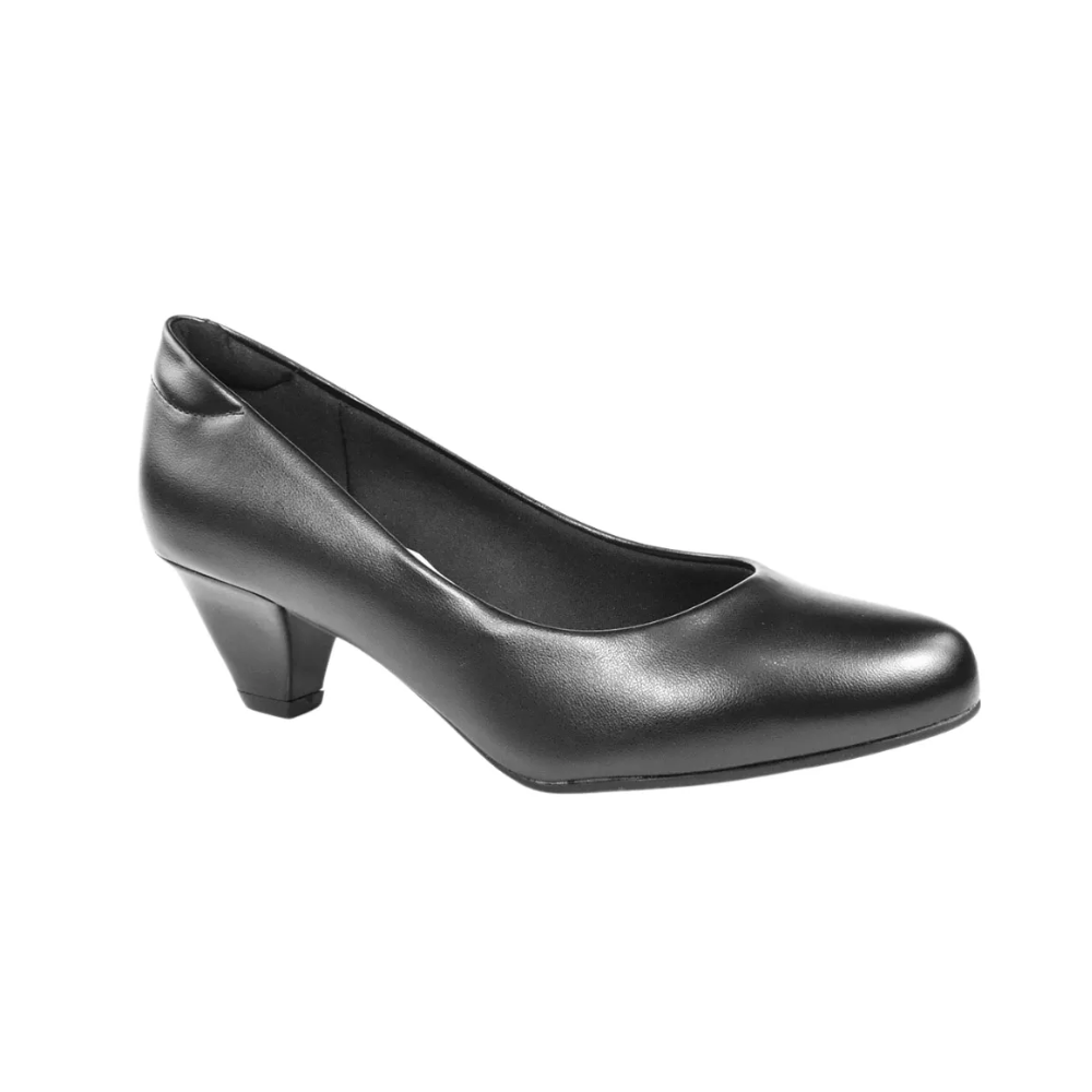 Modare Sapato Feminino Preto Elegancia e Conforto Preto 1