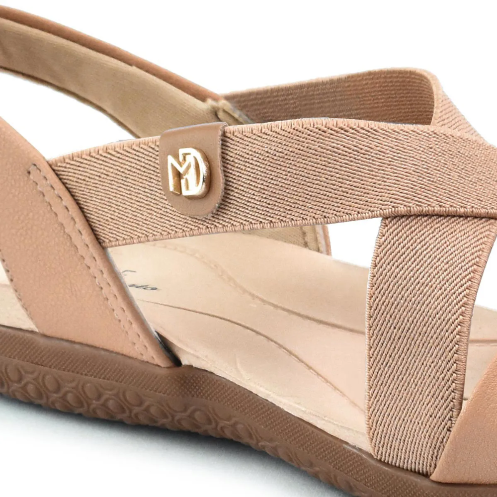 Sandalia Modare Ultra Conforto Flex Feminina Nude Bege 3