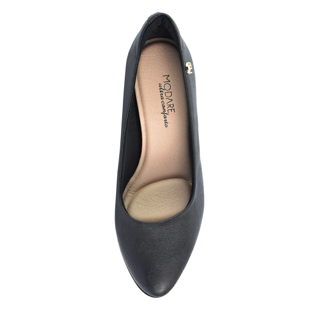Sapato Modare Casual Salto Alto Bloco Conforto Preto 7377105 Preto 5