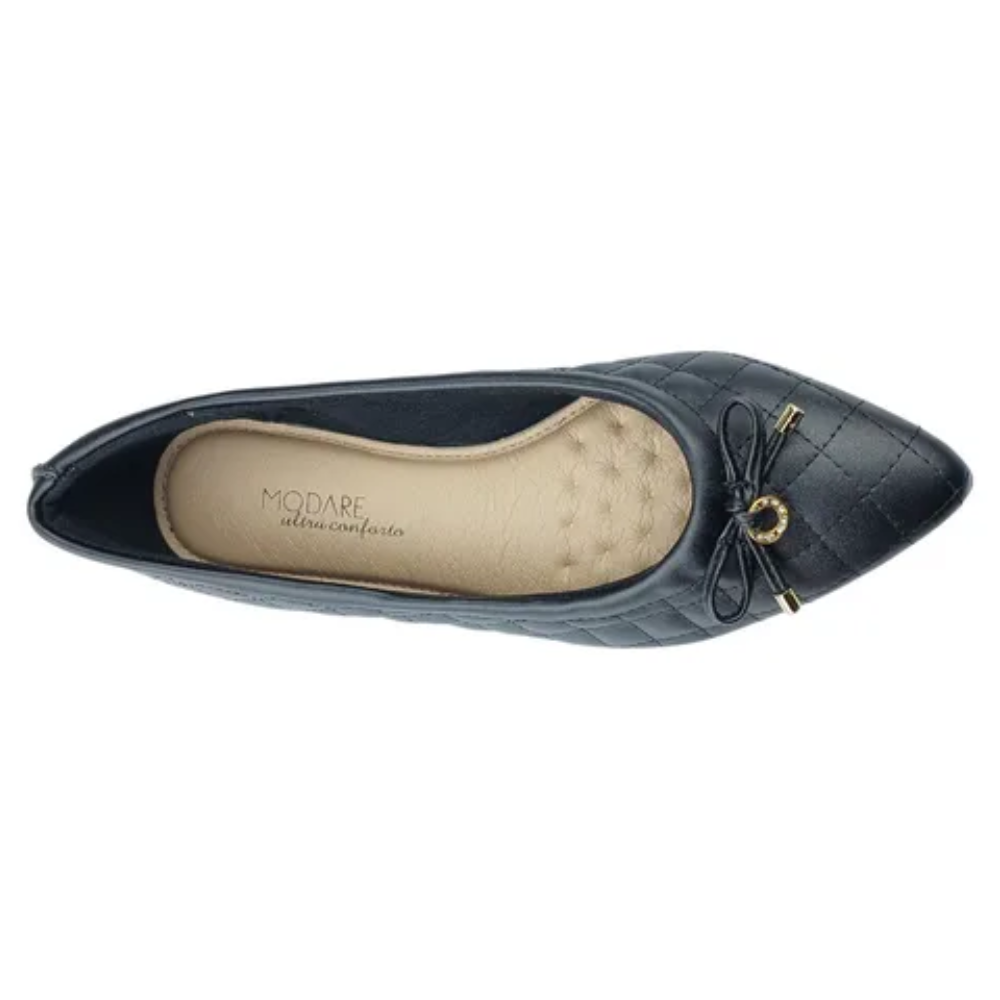 Sapato Feminino Modare Sapatilha Matesse Bico Preta 7334232 Preto 4