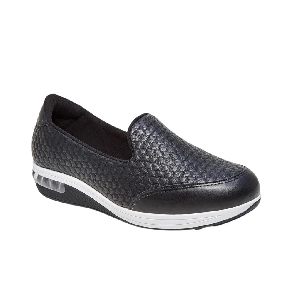Modare Tenis Slip On Gel Tech Preto Conforto