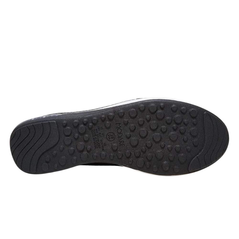Modare Tenis Slip On Gel Tech Preto Conforto Preto 6
