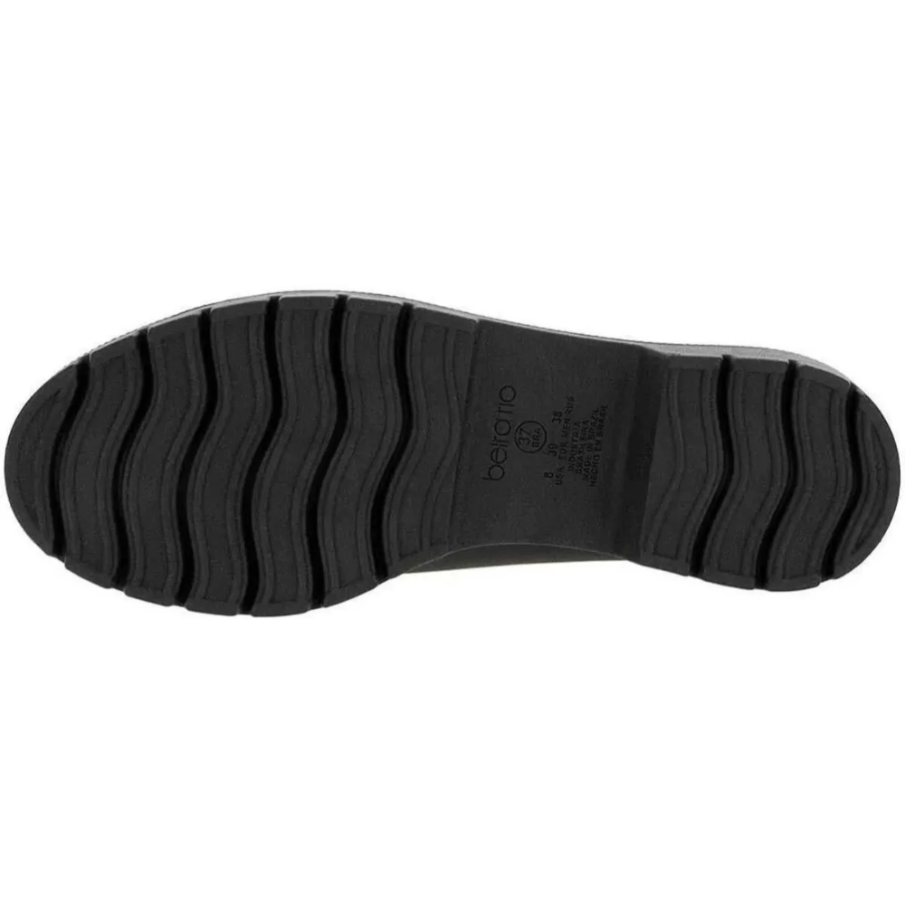 Mocassim Beira Rio Loafer Conforto Tratorado Feminino Preto Preto 7