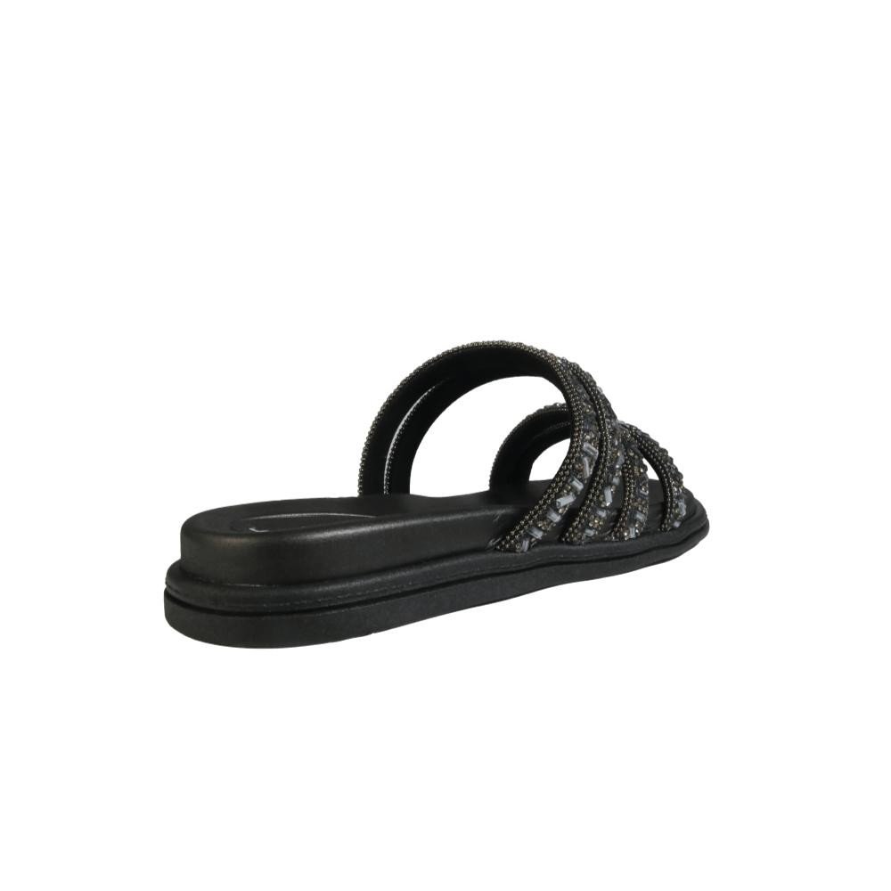 Tamanco Papete Beira Rio Feminino Preto Grafite Conforto Preto/Grafite 6