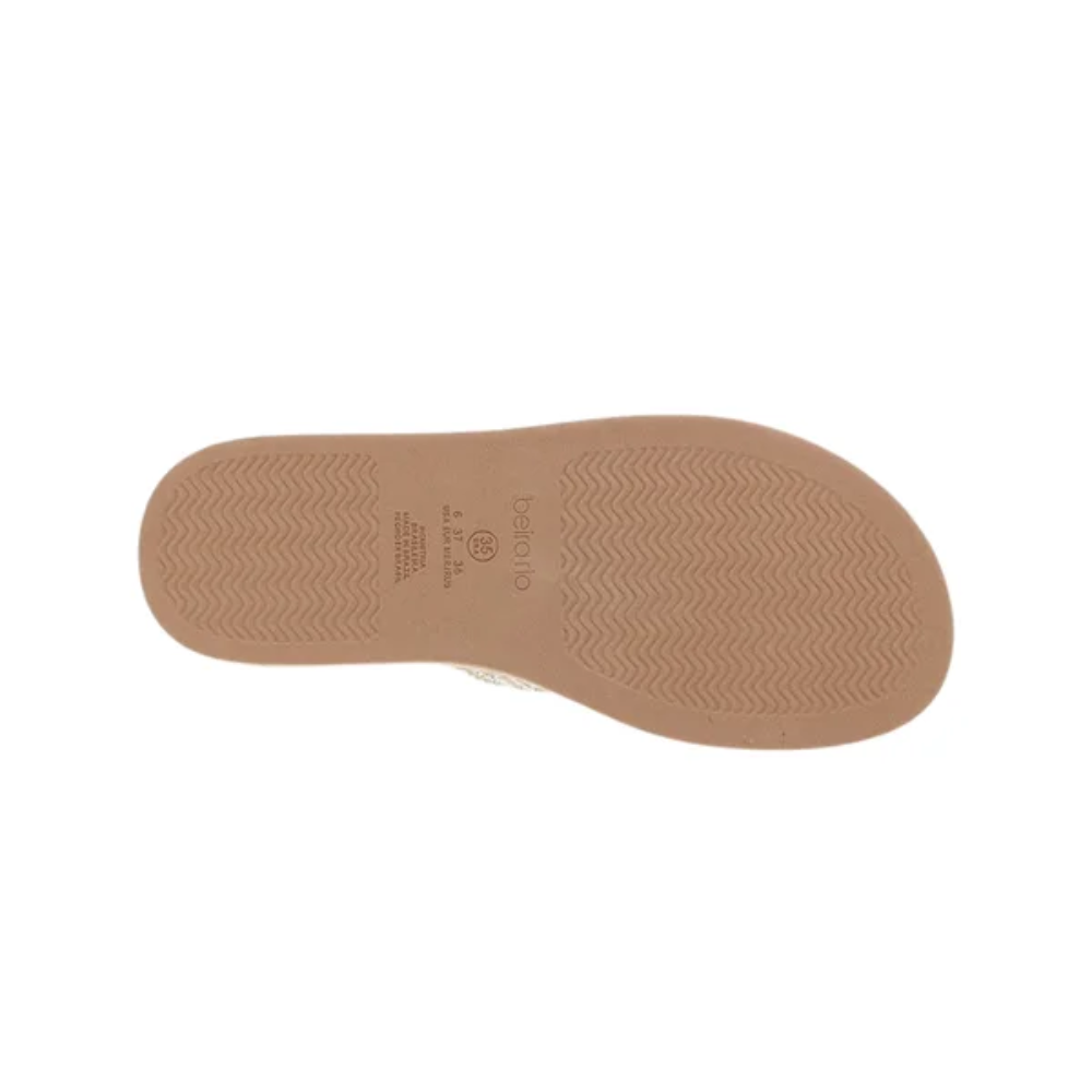 Tamanco Papete Beira Rio Feminino Creme Perola Conforto Bege 5