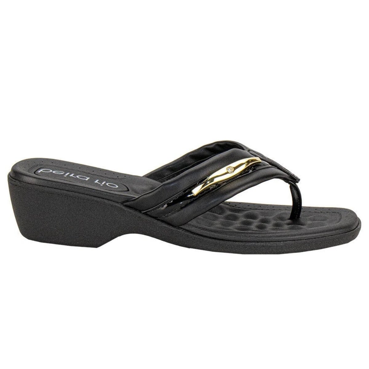 Tamanco Beira Rio Preto Salto Baixo Conforto Essencial Preto 4