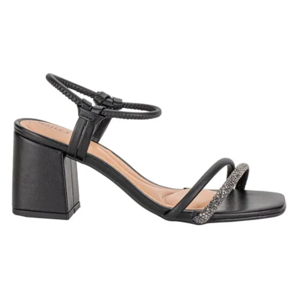 Sandalia Feminina Beira Rio Diamante Preto Confortavel Diamante/Preto 2