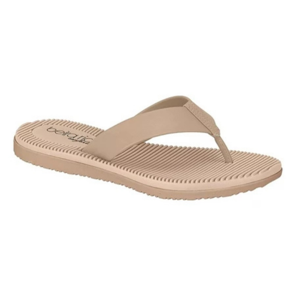 Chinelo Feminino Beira Rio Bege Confortavel e Estiloso