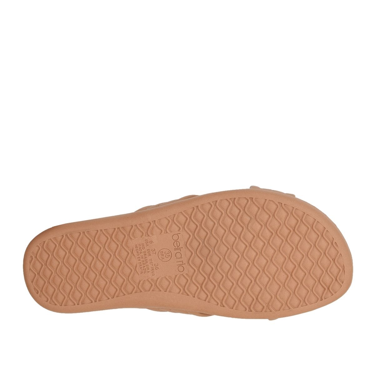 Tamanco Beira Rio Creme Tiras Cruzadas Elegancia Creme 2