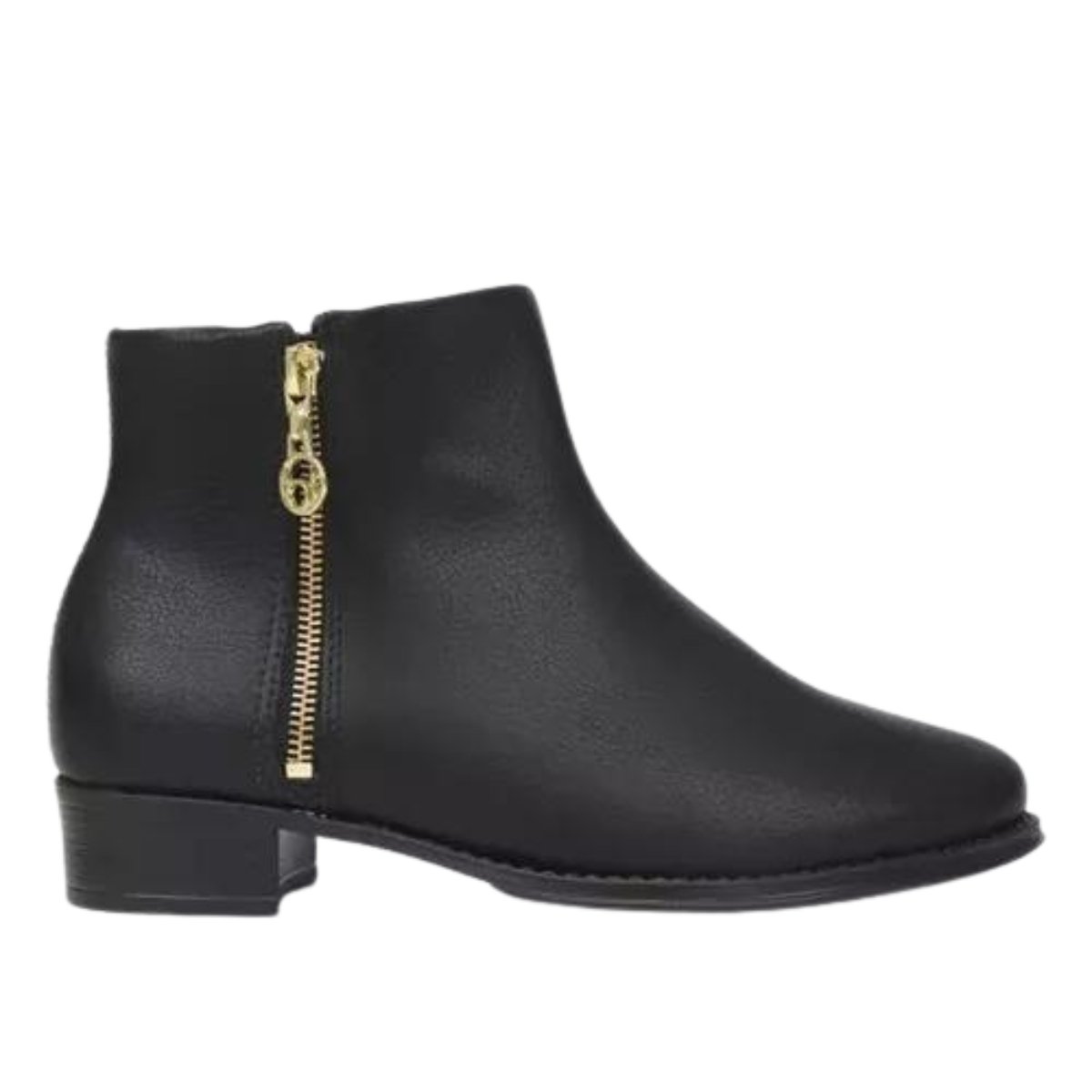 Bota Floather Cano Curto Feminina Beira Rio Preta 9045231 Preto 2