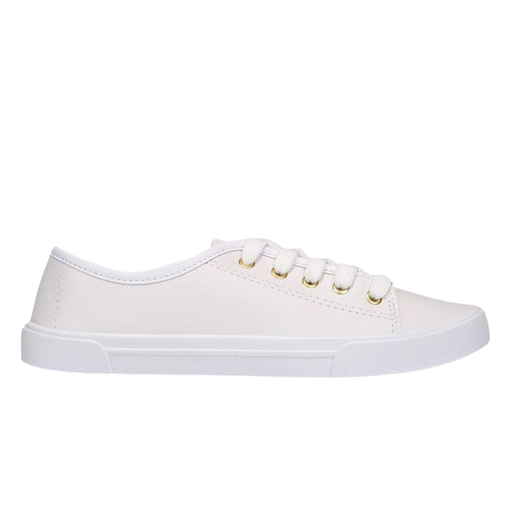 Tenis Moleca Feminino Casual Minimalista Cadarcos Branco