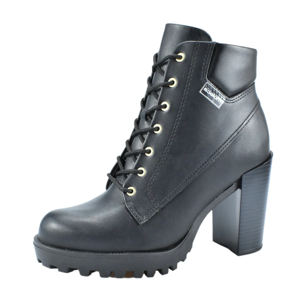 Coturno Feminino Moleca Napa Salto Tratorado Preto 5325119 Preto 7