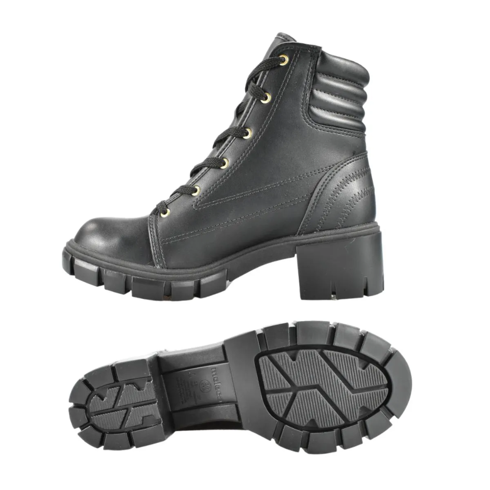 Coturno Feminino Moleca Tratorado Salto Bloco Preto 5338107 Preto 6