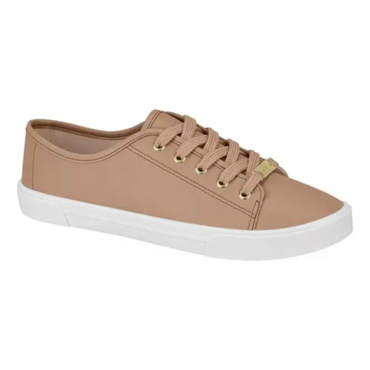 Tenis Feminino Moleca Nude Napa Dalia Casual Confortavel