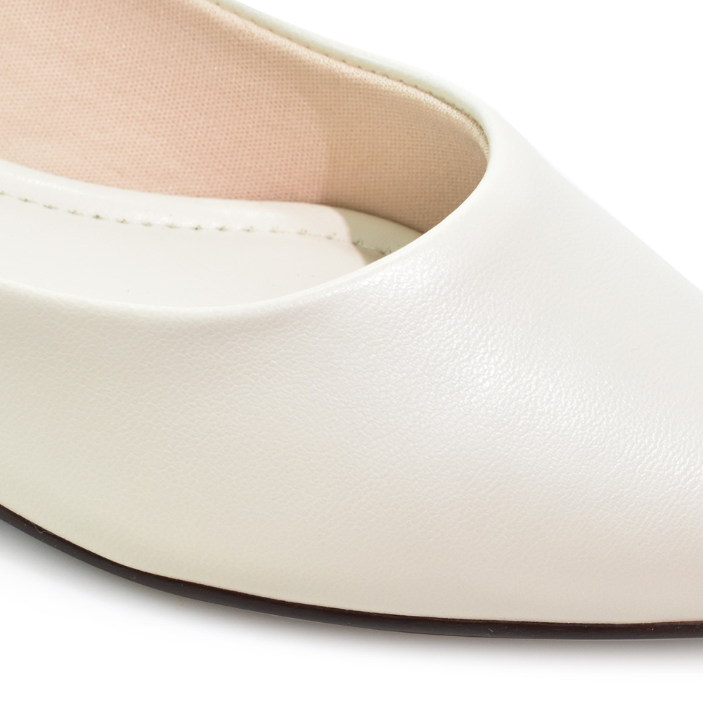 Sapato Feminino Moleca Sling Casual Branco Confortavel Branco/Off 5