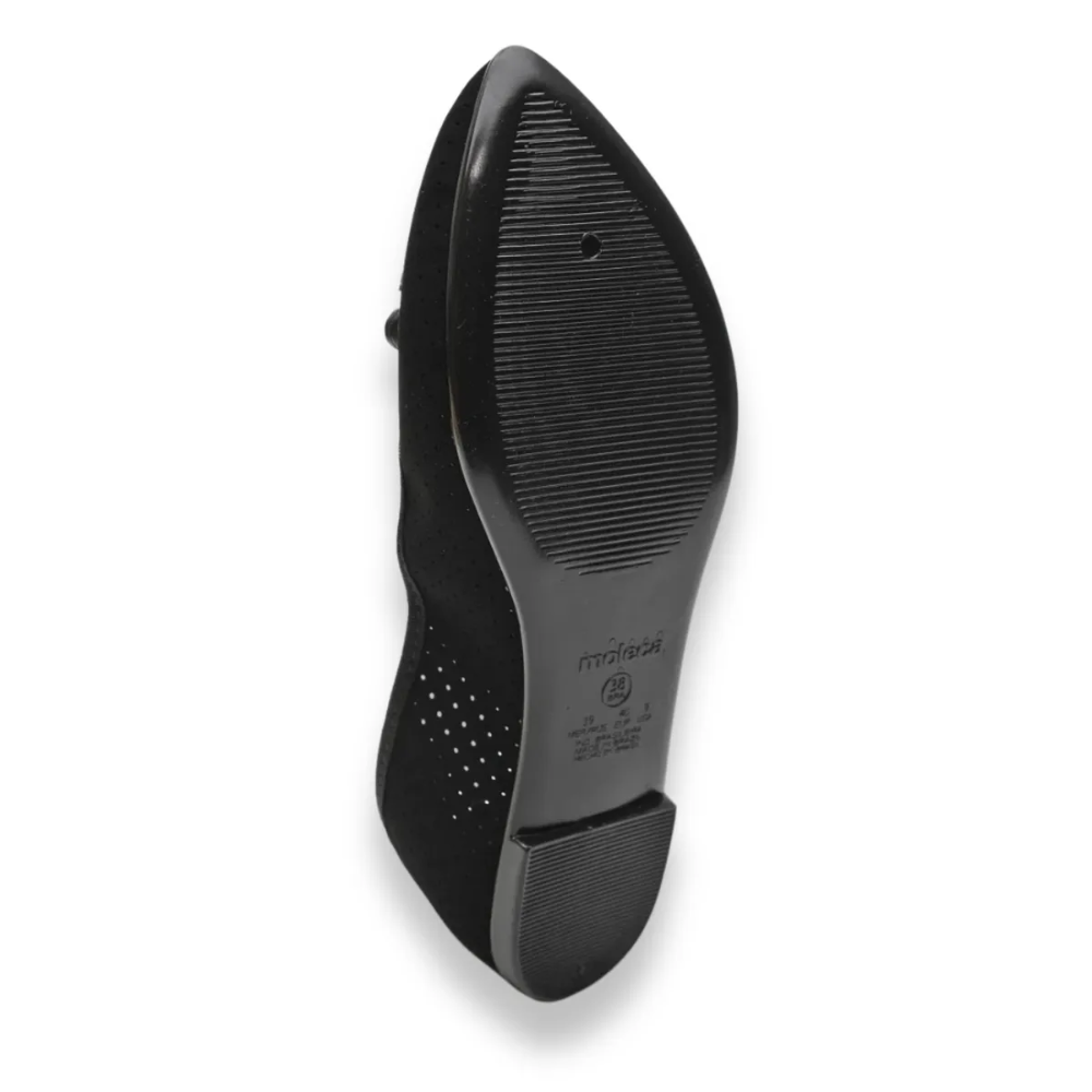Sapatilha Moleca Feminina Preta Bico Fino Elegante Preto 5