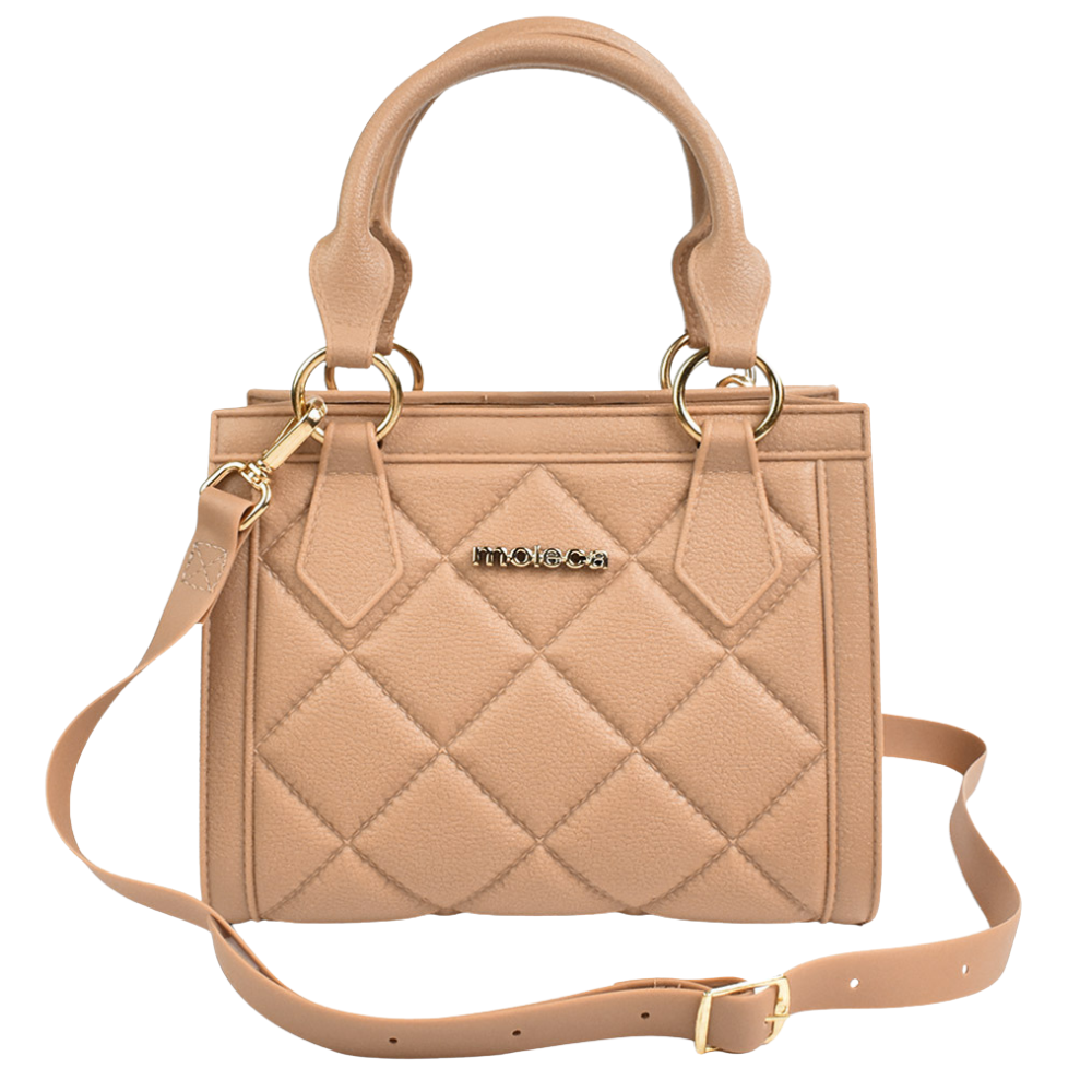 Bolsa Moleca PVC Nude Elegancia Versatil Nude 5