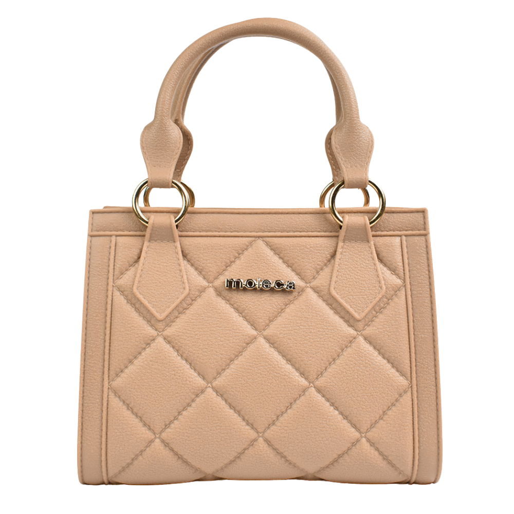 Bolsa Moleca PVC Nude Elegancia Versatil Nude 4