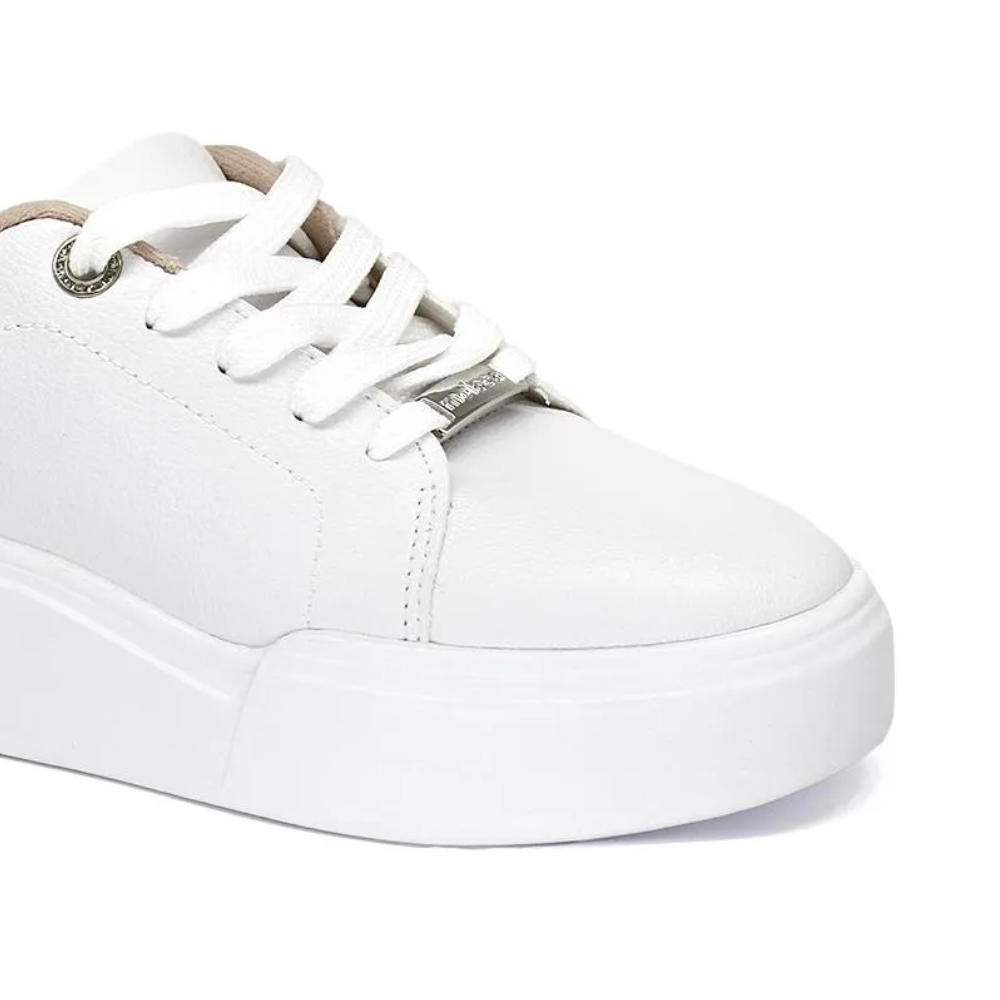 Tenis Flatform Feminino Moleca Casual Branco 5808100 Branco 3