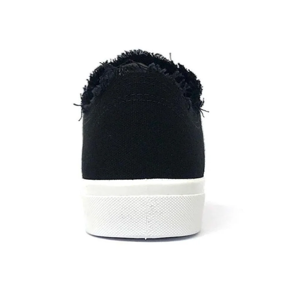 Tenis Feminino Casual Moleca Lona Estiloso Preto 5667322 Preto 5