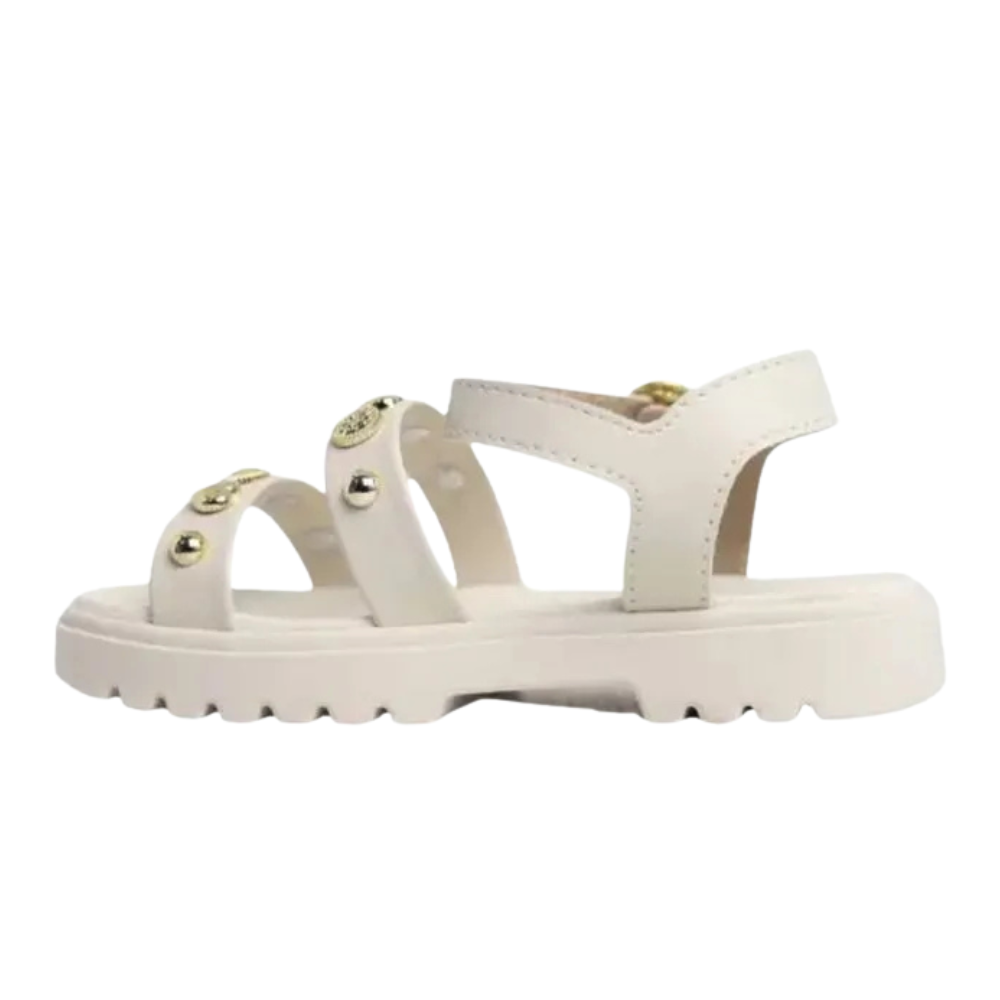 Sandalia Molekinha Branco Off Conforto e Estilo Branco/Off 3