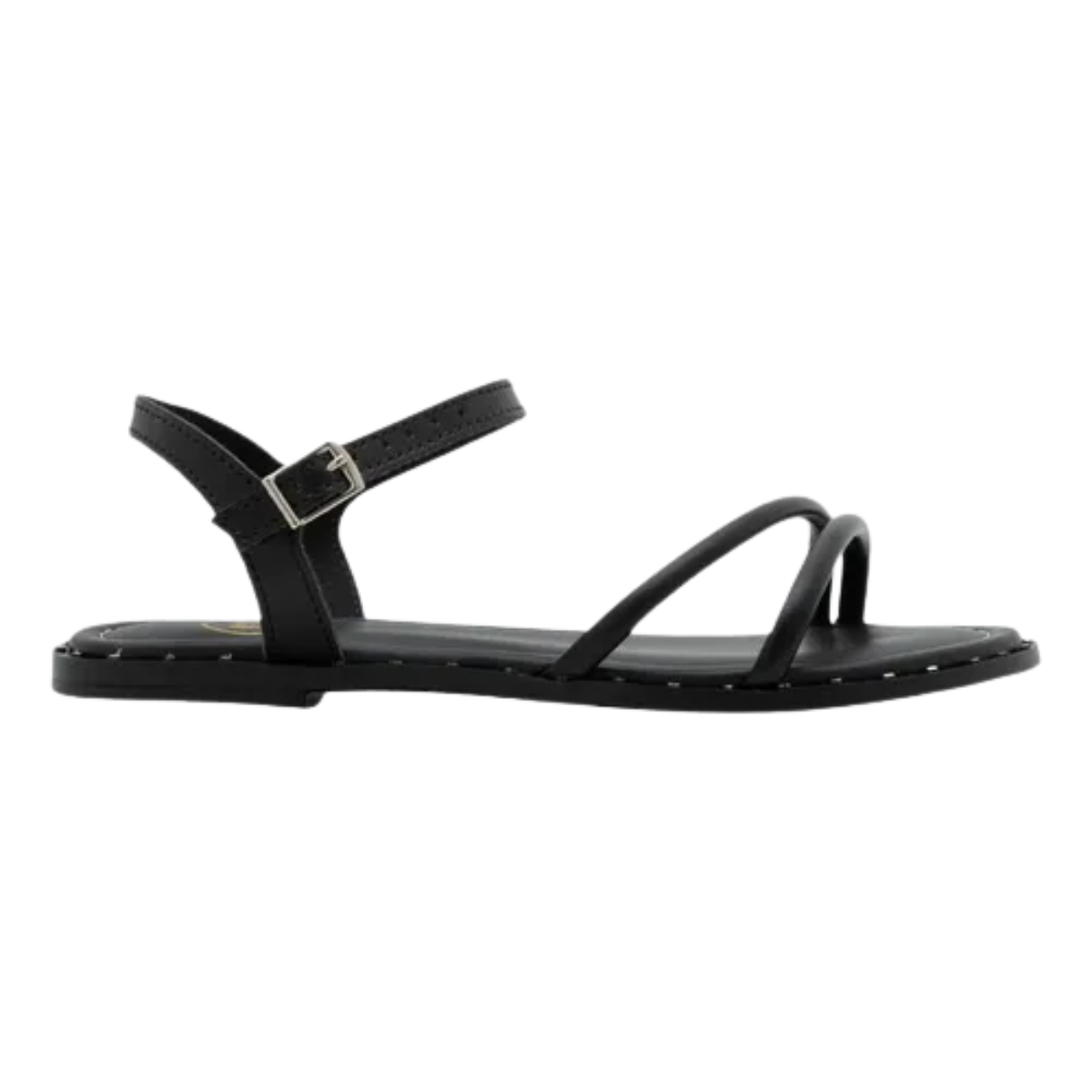 Sandalia Molekinha Infantil Menina Preto Casual Conforto