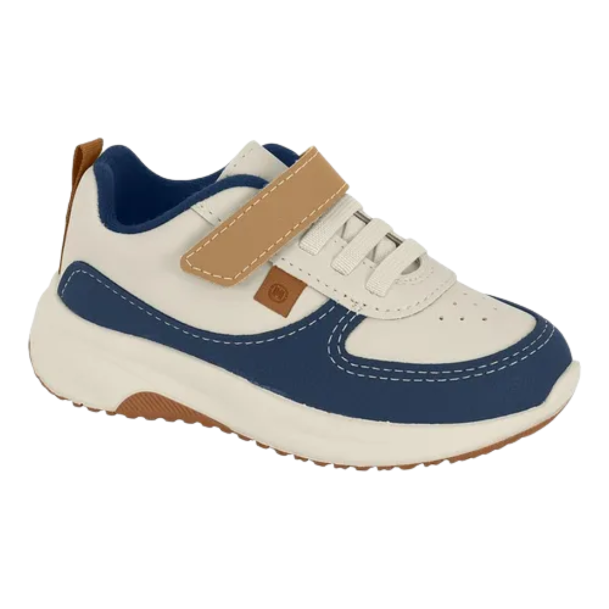 Tenis Menino Molekinho Masculino Sport Branco Off Marinho