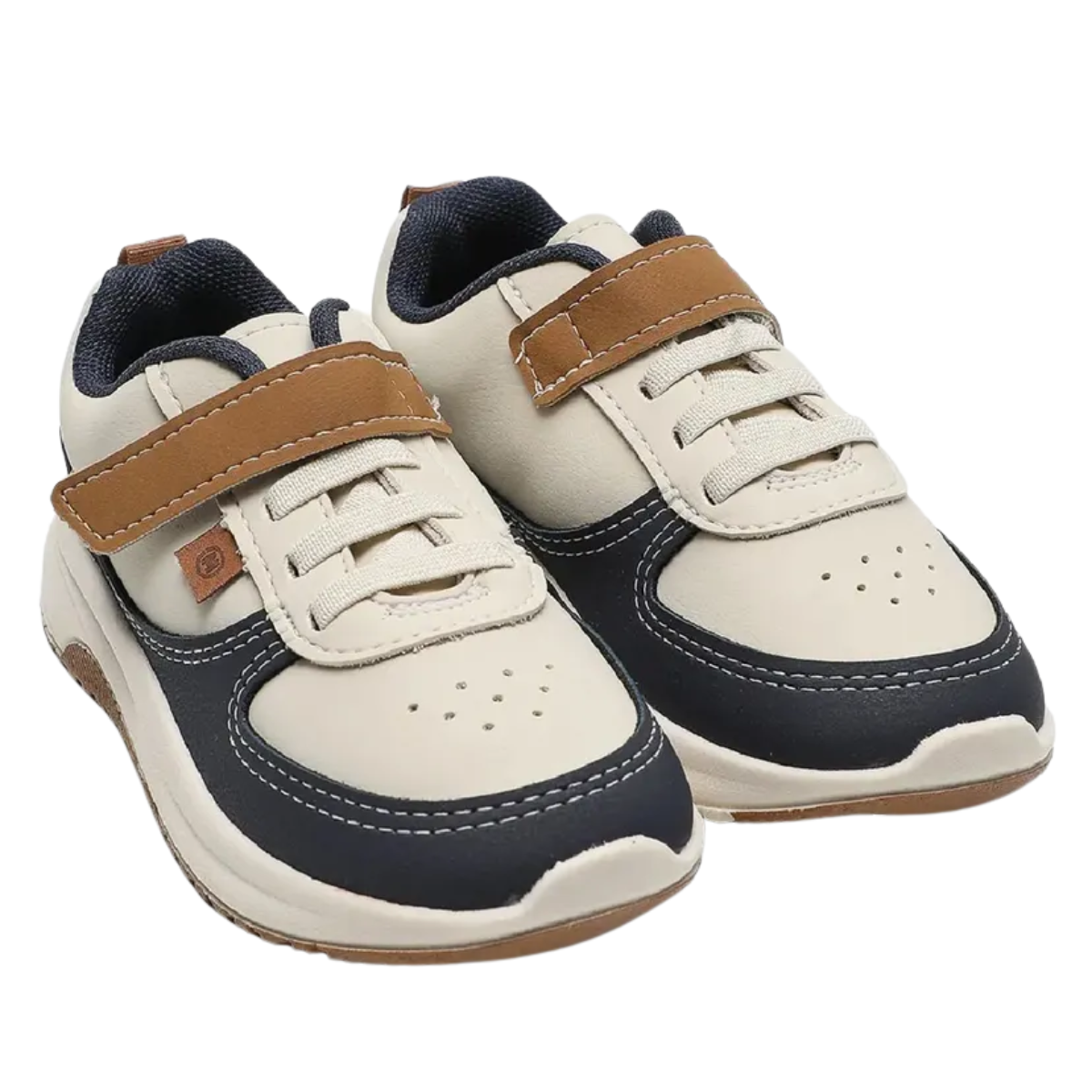 Tenis Menino Molekinho Masculino Sport Branco Off Marinho Branco/Off/Marinho 3