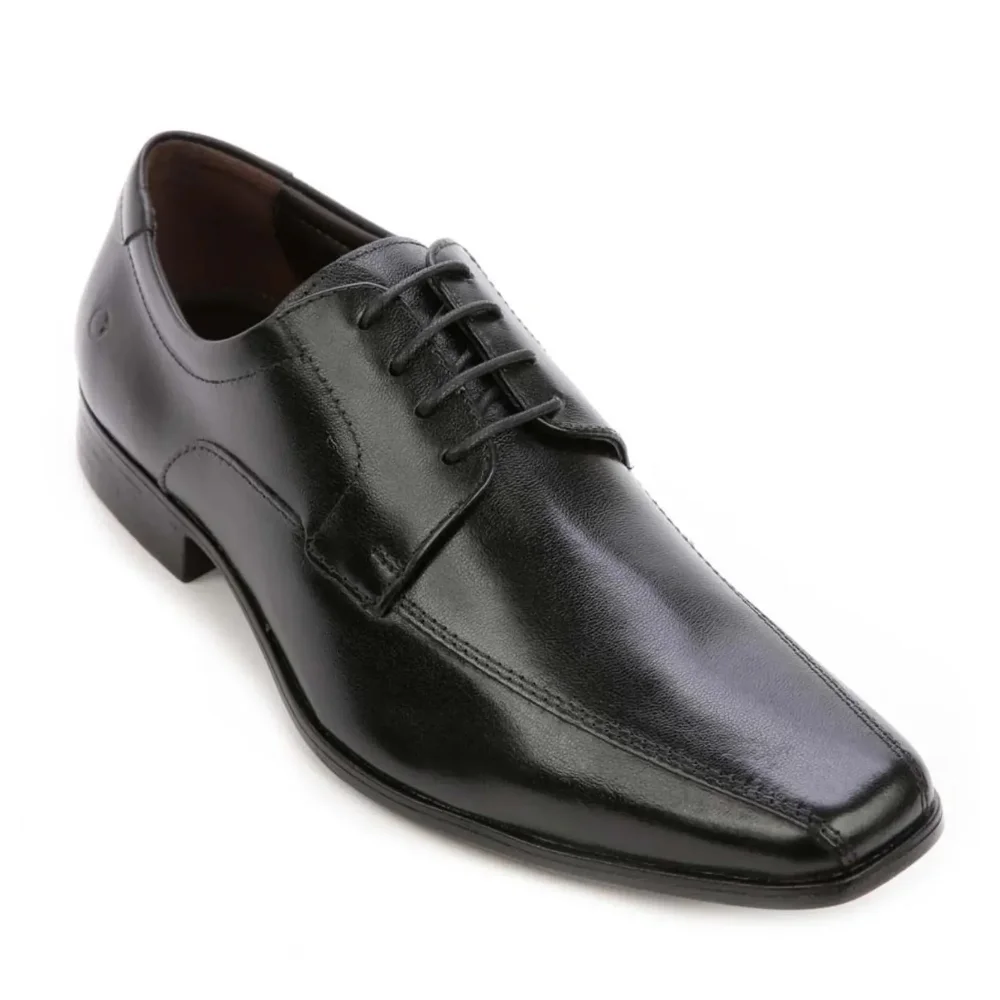 Sapato Social Masculino Democrata Couro Preto Elegante Preto 3