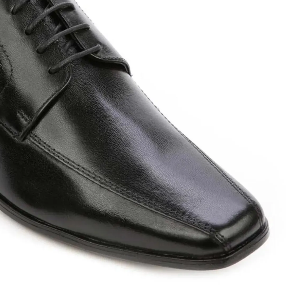 Sapato Social Masculino Democrata Couro Preto Elegante Preto 4
