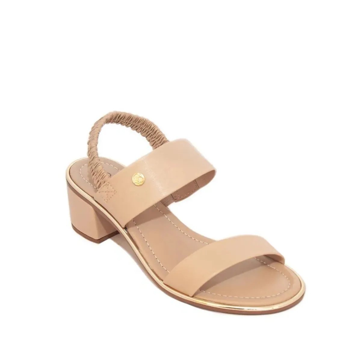 Sandalia Beira Rio Napa Elegancia e Conforto Bege 1