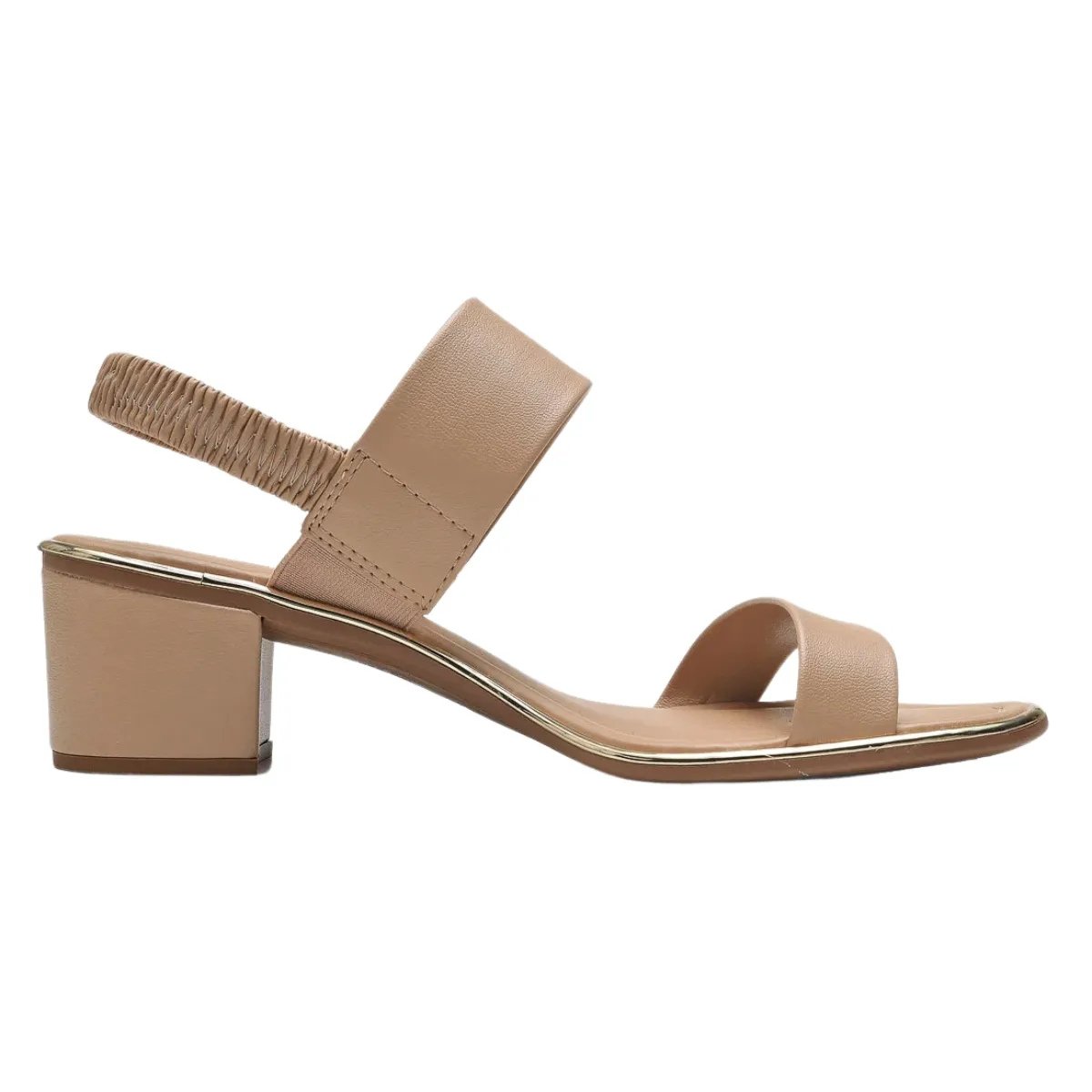 Sandalia Beira Rio Napa Elegancia e Conforto Bege 2