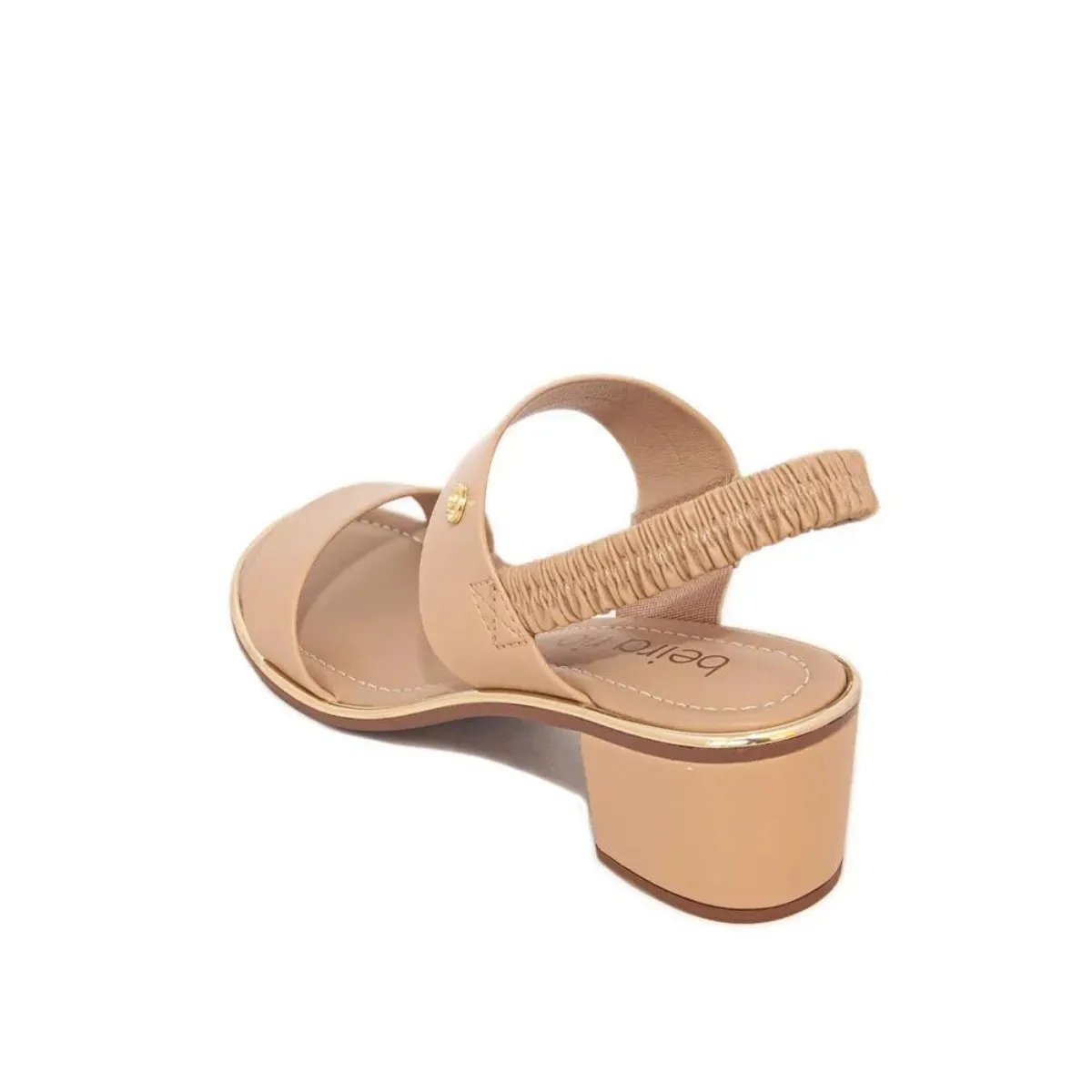 Sandalia Beira Rio Napa Elegancia e Conforto Bege 3