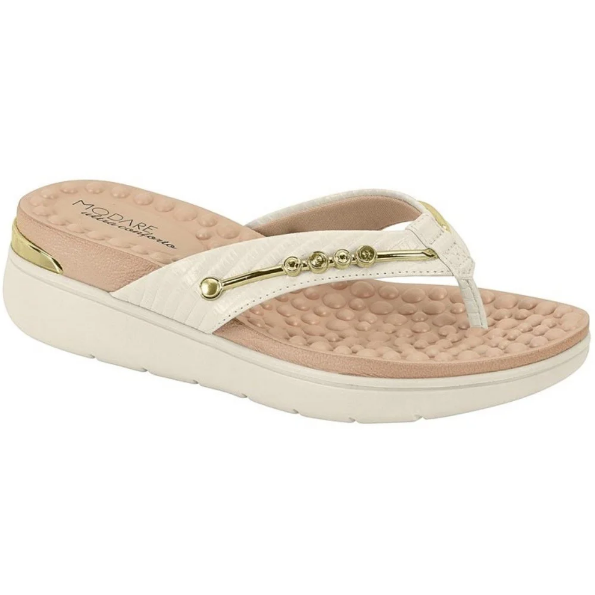 Modare Tamanco Napa Floather Tan Conforto e Estilo